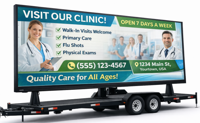 Mobile Billboard Rental - Advertise, Engage, and Expand Your Reach!